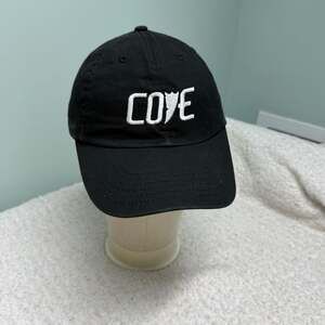 Cove USA A-Frame Adjustable Dad  Black Cap OSFM - Black Beach Hat Summer Hat